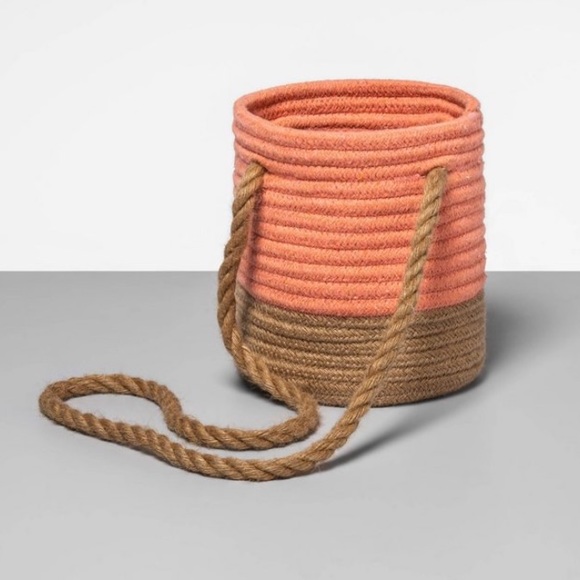 Coiled Rope Basket/Planter - Picture 6 of 7